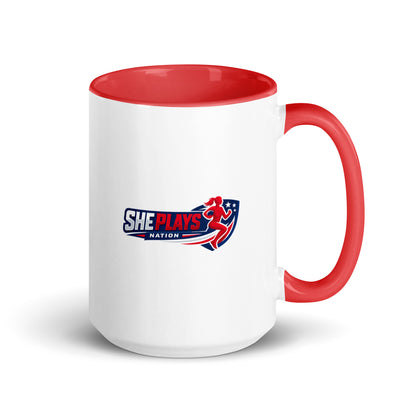 Coffee Mug | She Plays Nation | Crest Logo