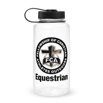 Wide Mouth Plastic Water Bottle | FCA Equestrian