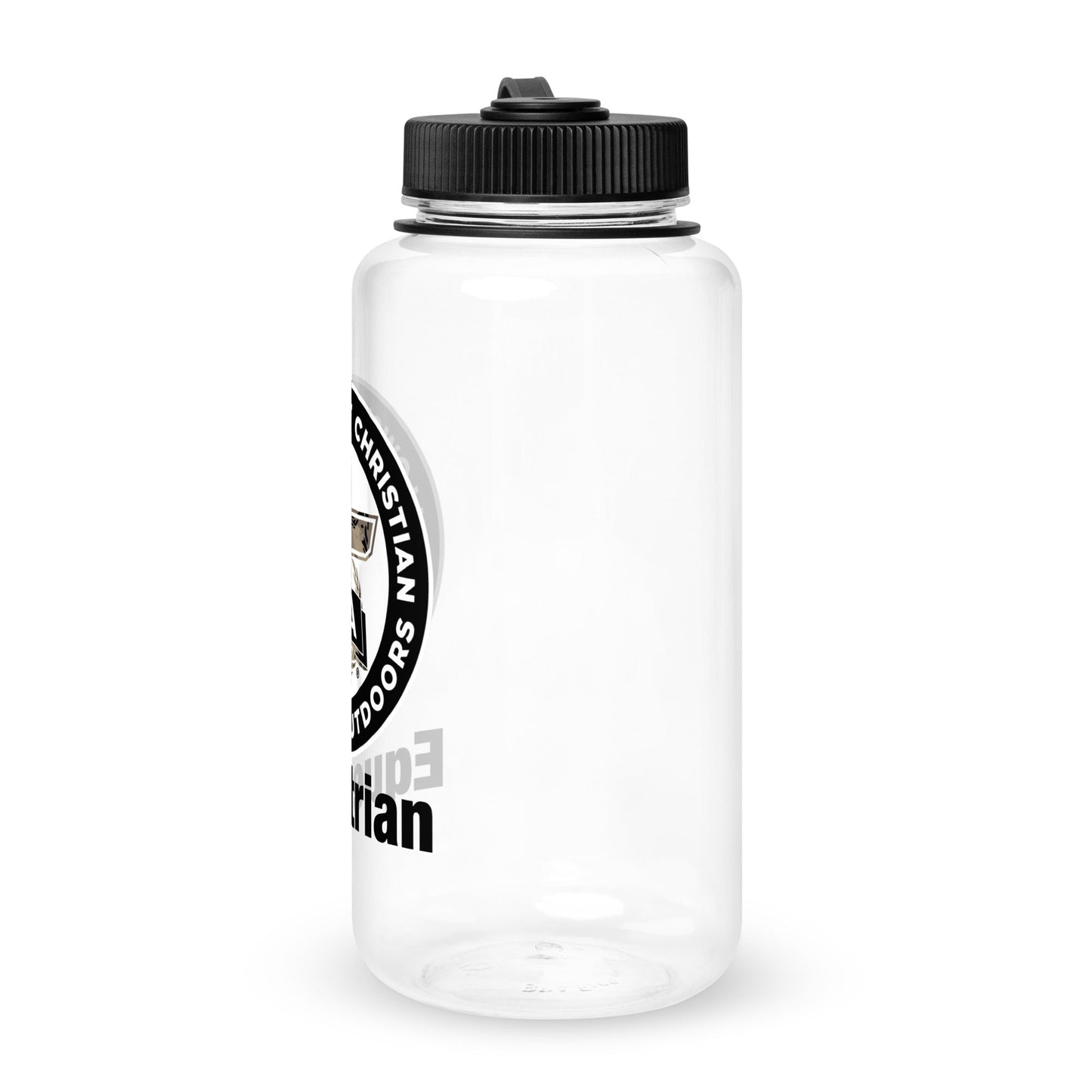 Wide Mouth Plastic Water Bottle | FCA Equestrian