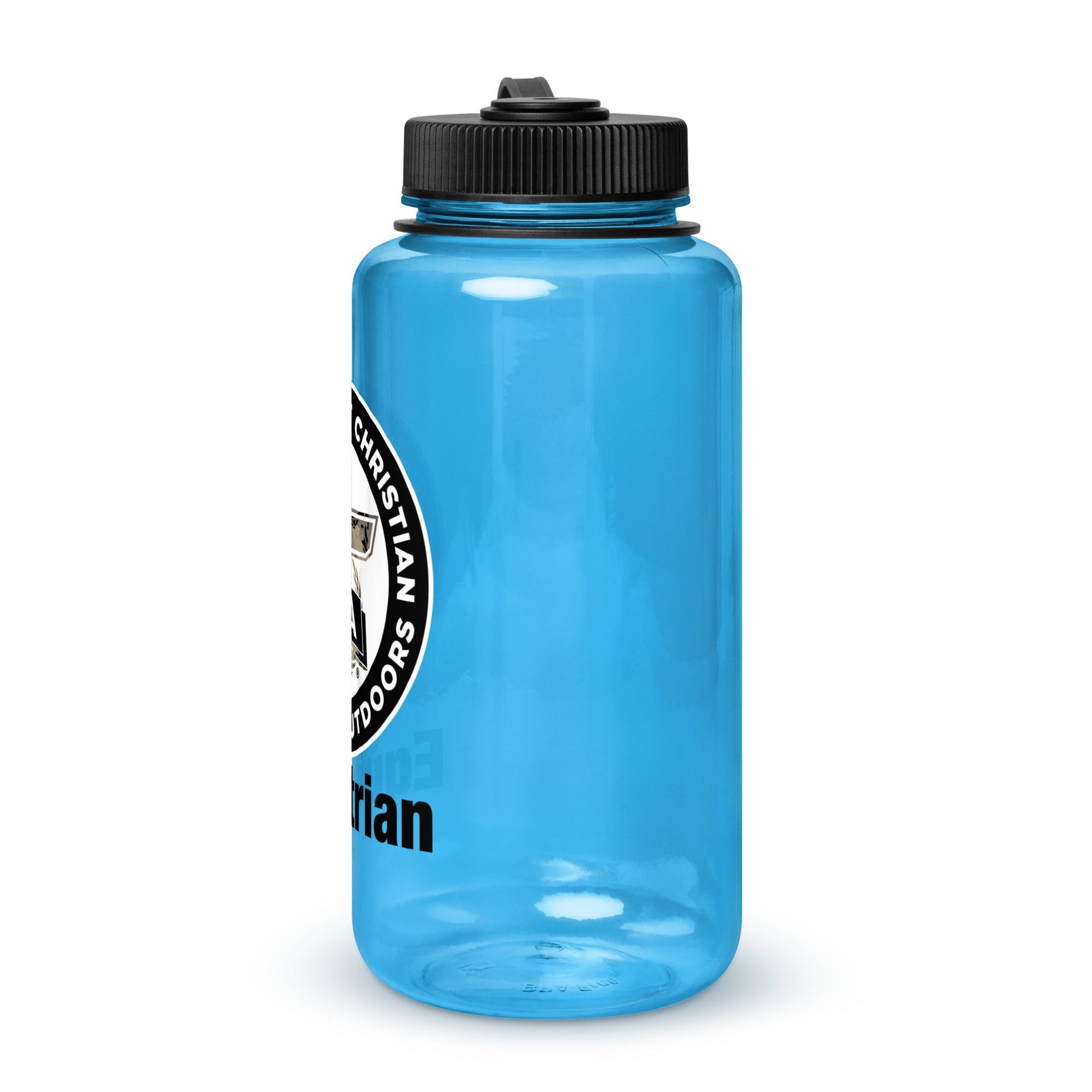 Wide Mouth Plastic Water Bottle | FCA Equestrian