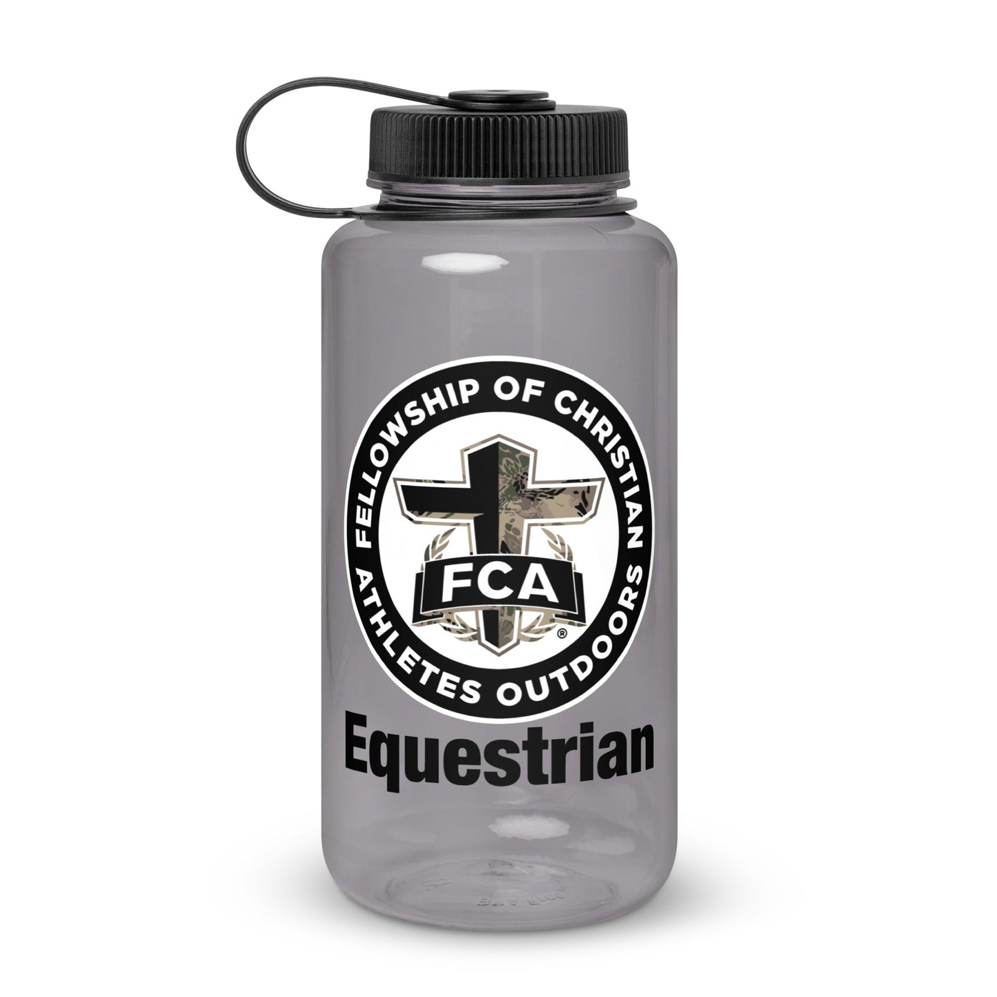 Wide Mouth Plastic Water Bottle | FCA Equestrian