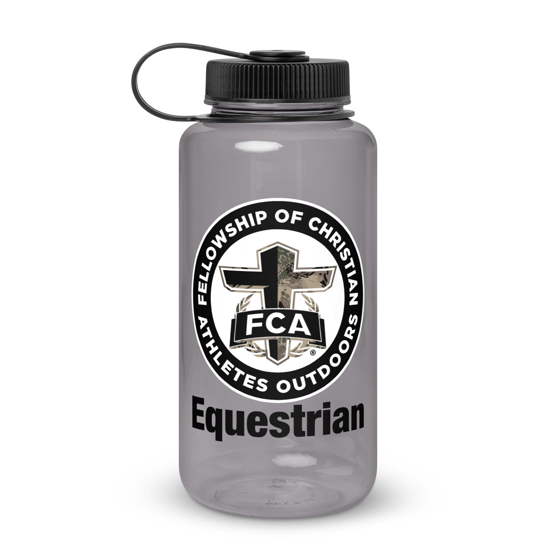 Wide Mouth Plastic Water Bottle | FCA Equestrian