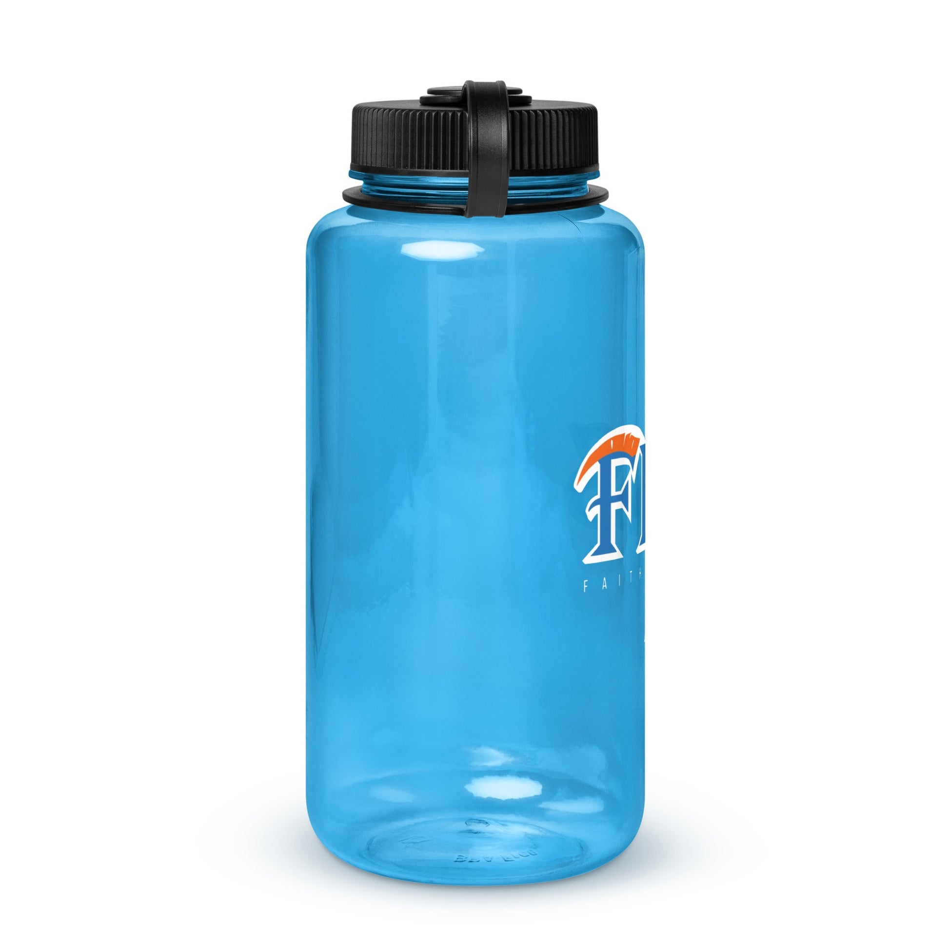 Wide Mouth Plastic Water Bottle | FCA FINS Baseball