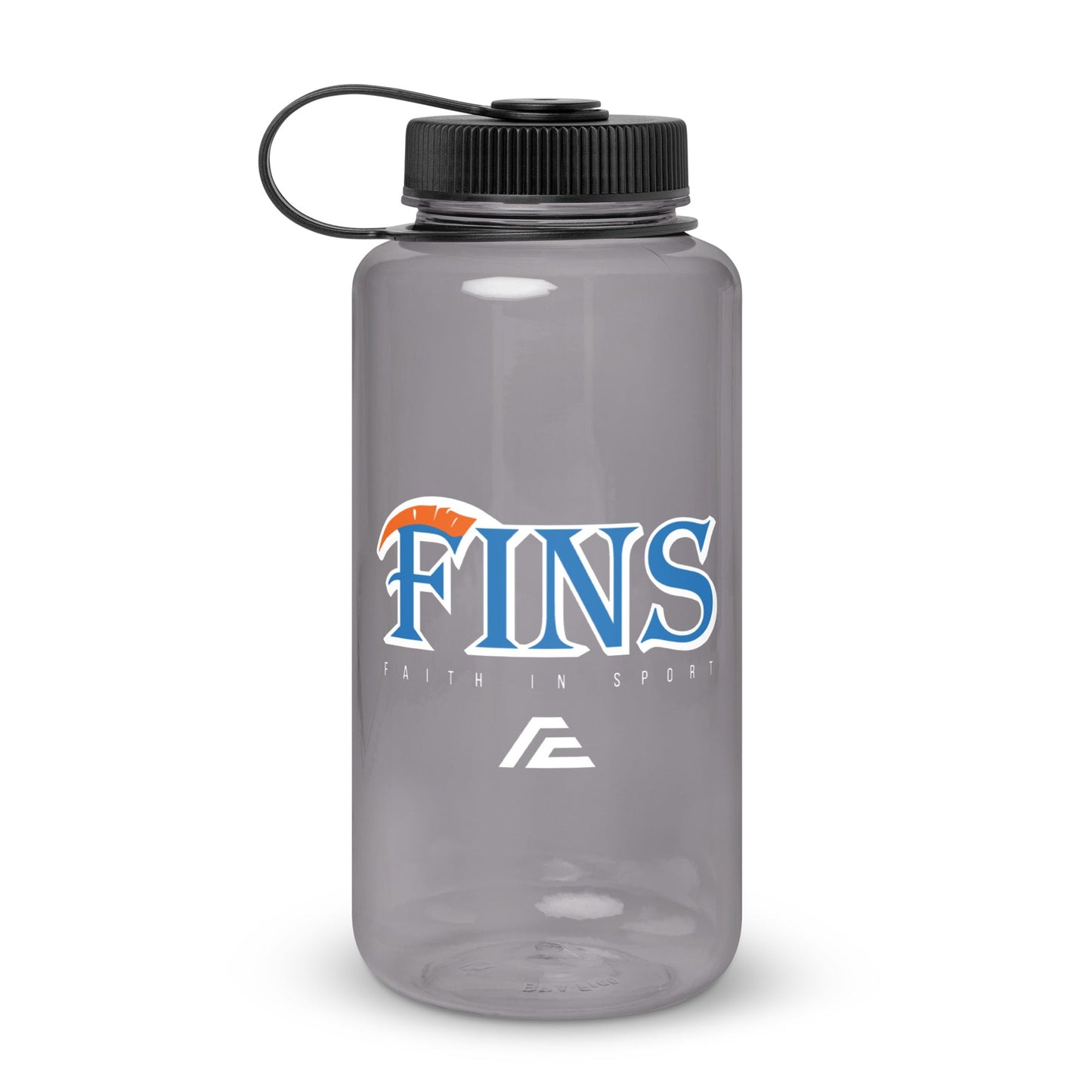 Wide Mouth Plastic Water Bottle | FCA FINS Baseball