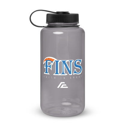 Wide Mouth Plastic Water Bottle | FCA FINS Baseball