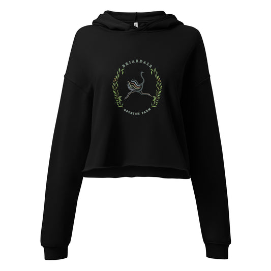 Performance | Cropped Hoodie | Briardale Ostrich Farm | Crest Logo