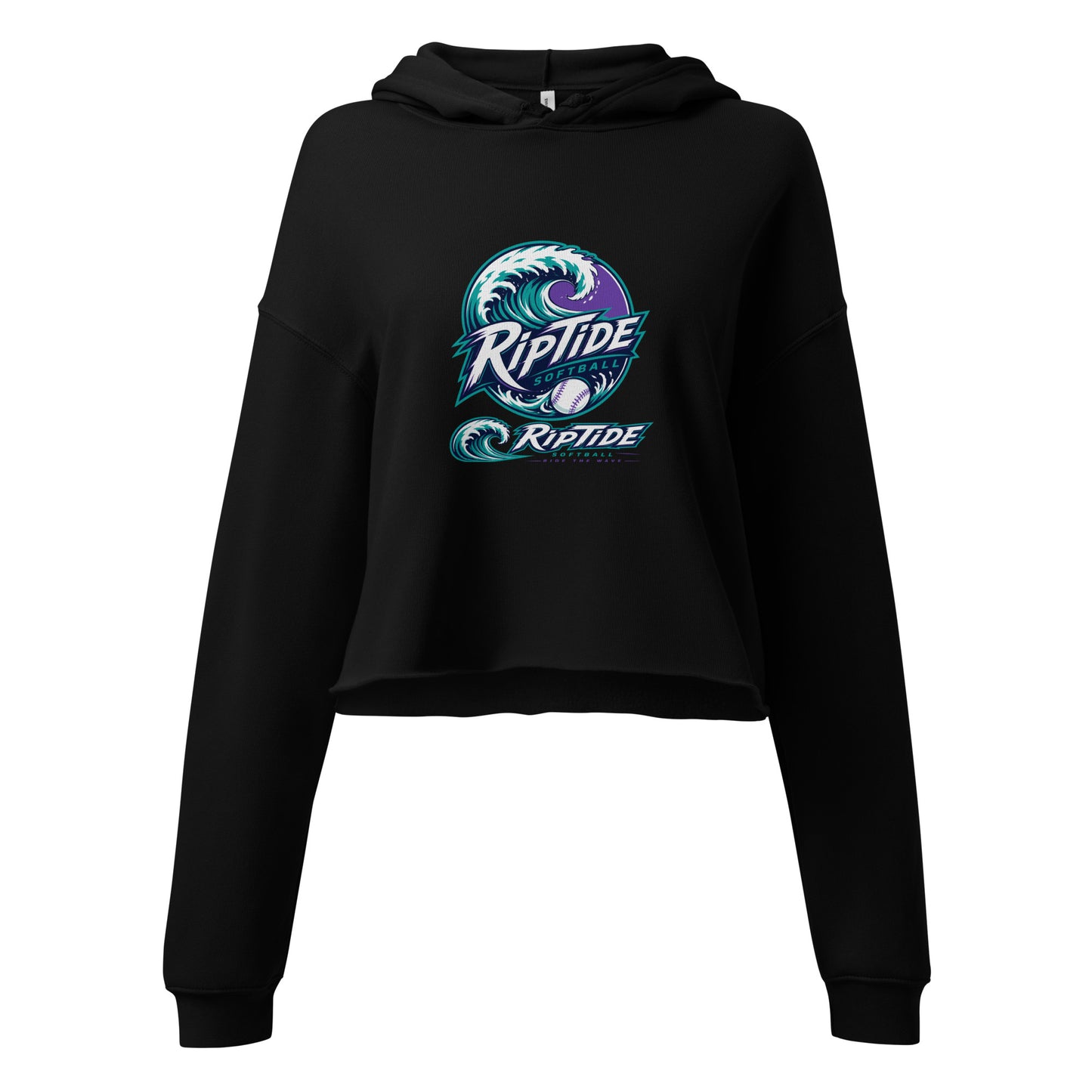 Performance | Cropped Hoodie | RipTide Softball | Crest Logo