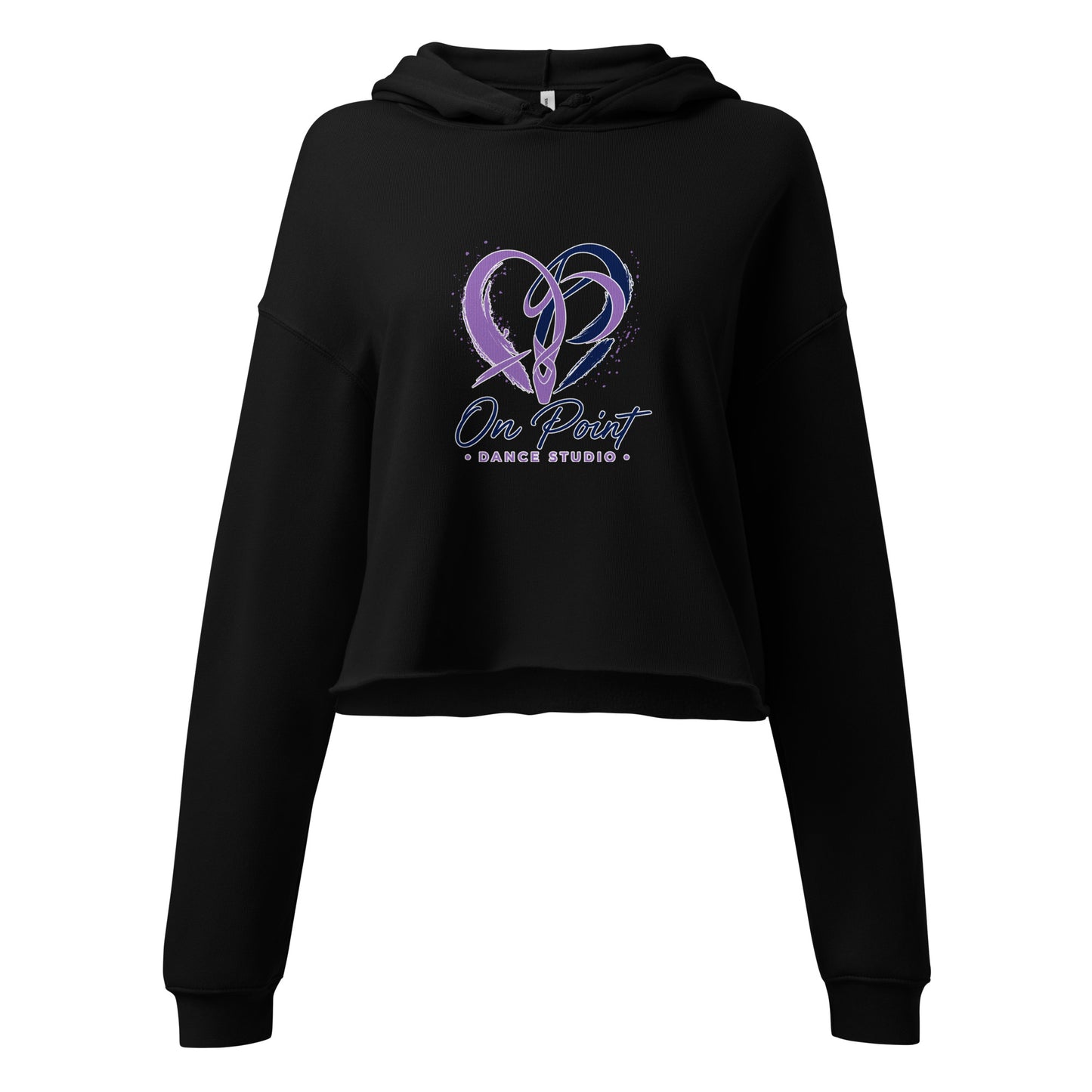 Performance | Cropped Hoodie | On Point Dance Studio | Crest Logo