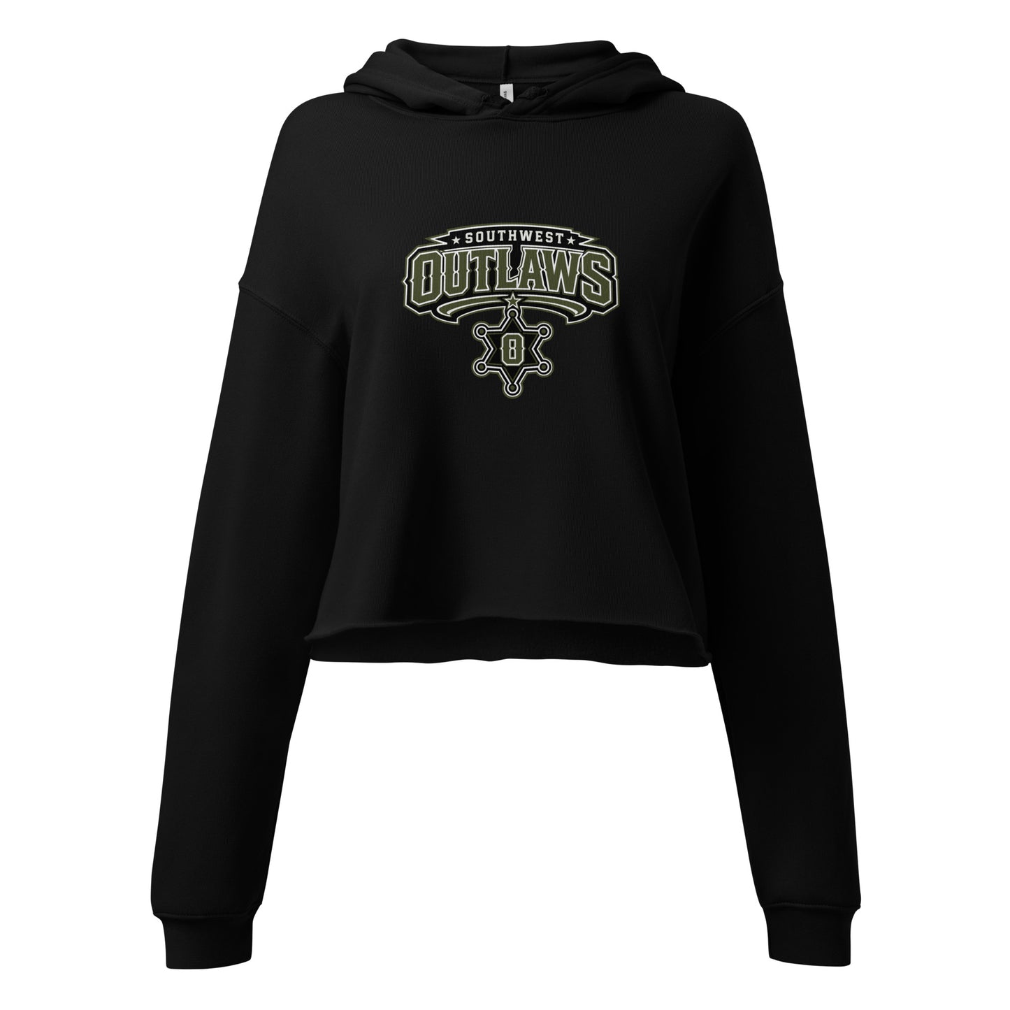 Performance | Cropped Hoodie | Southwest Outlaws | Frontier Athletics Logo
