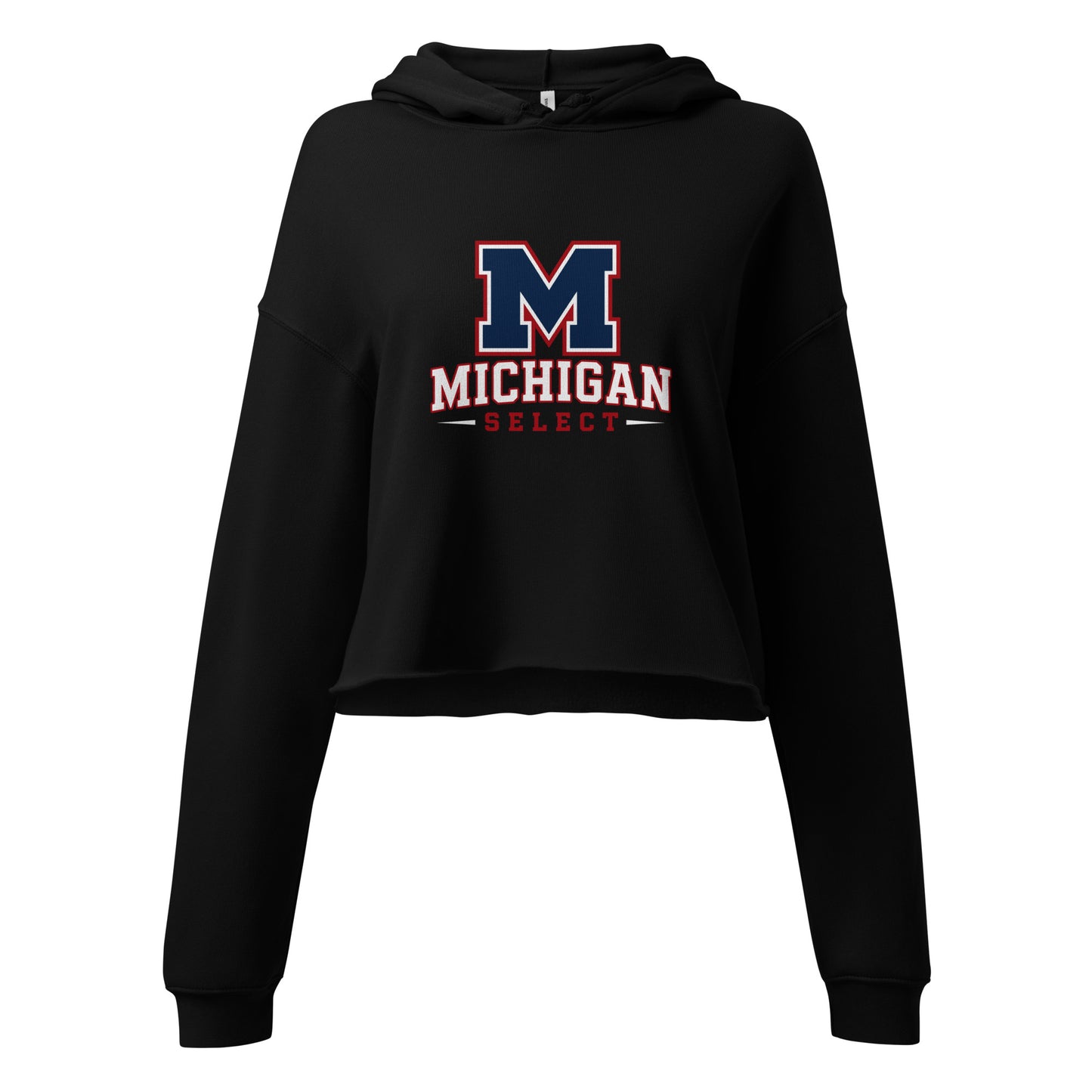 Performance | Cropped Hoodie | Michigan Select Baseball | Emblem Logo