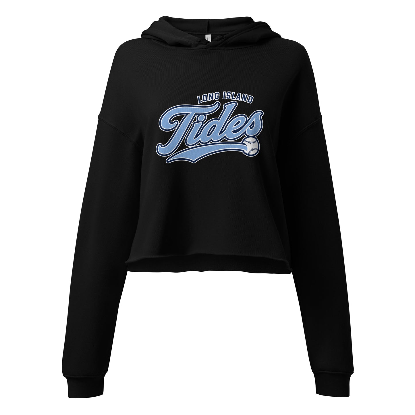 Performance | Cropped Hoodie | Long Island Tides Baseball | Athletics Logo