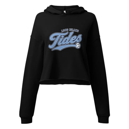 Performance | Cropped Hoodie | Long Island Tides Baseball | Athletics Logo