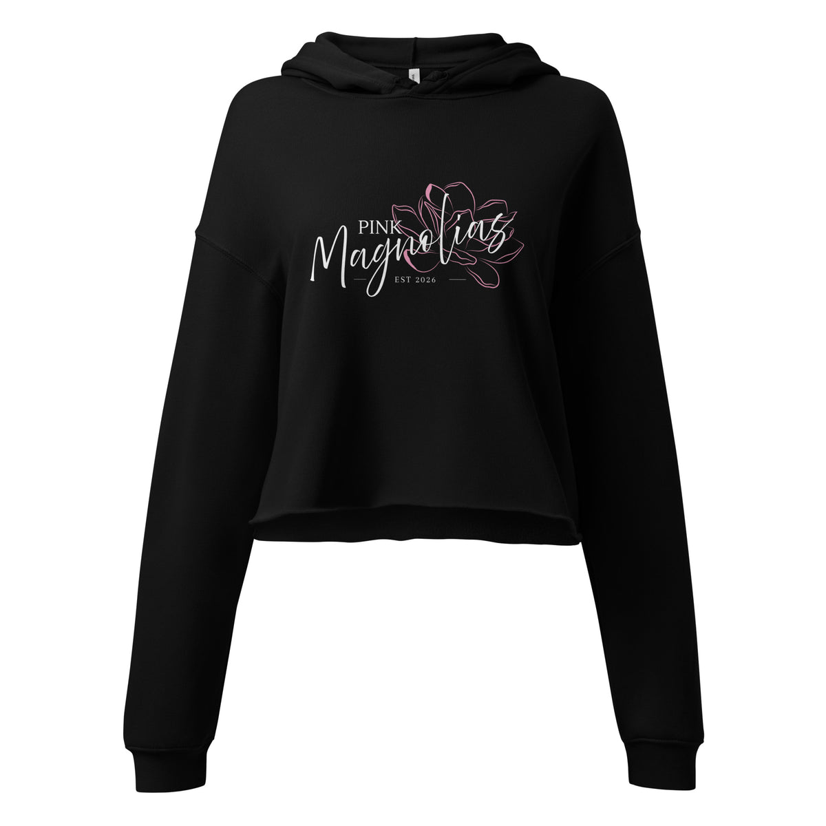 Performance | Cropped Hoodie | Pink Magnolias Dance | Modern Script Logo