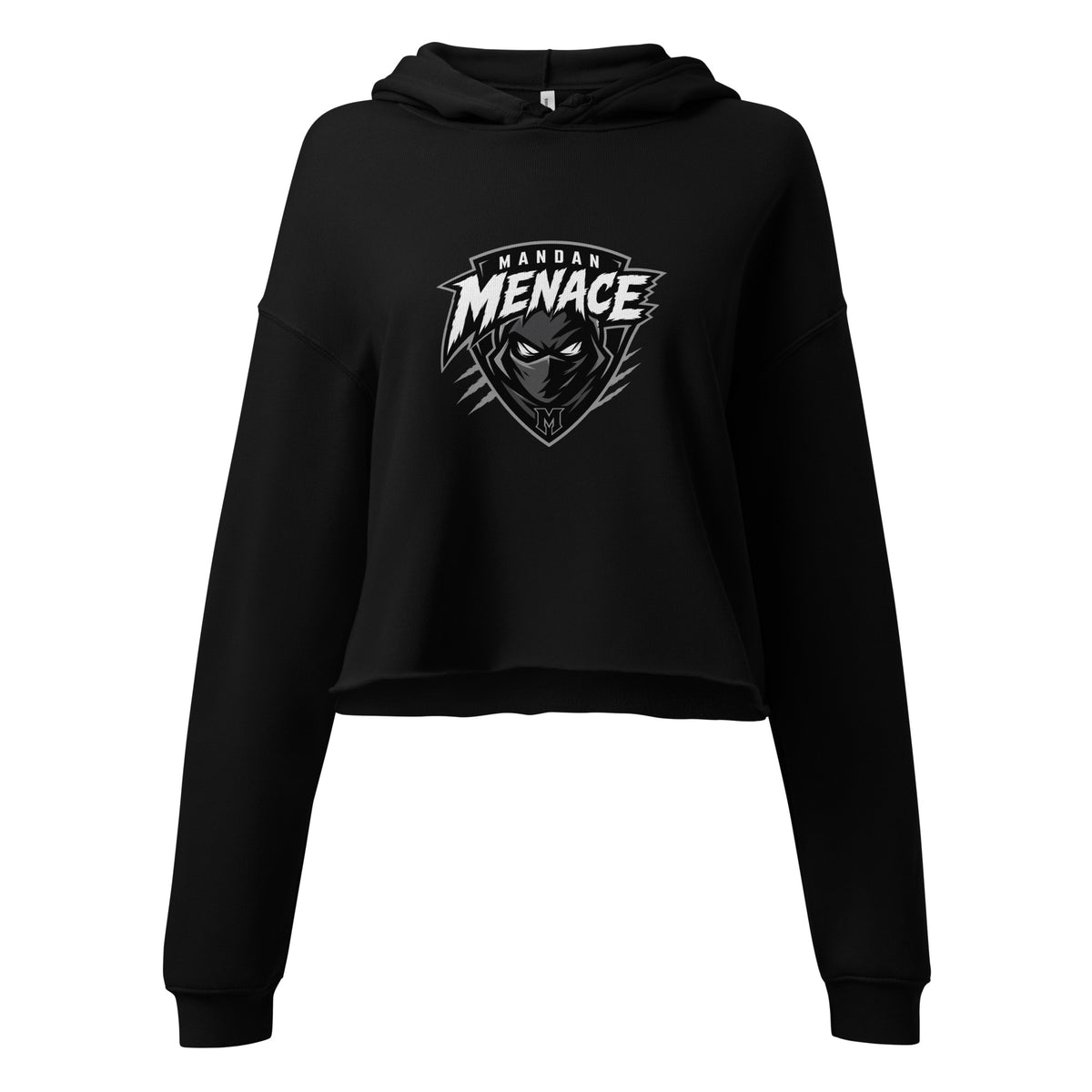 Performance | Cropped Hoodie | Mandan Menace | Shield Logo