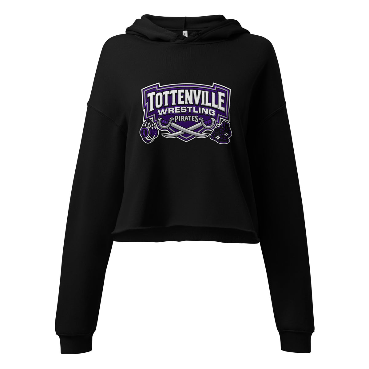 Performance | Cropped Hoodie | Tottenville wrestling club | Vanguard Logo