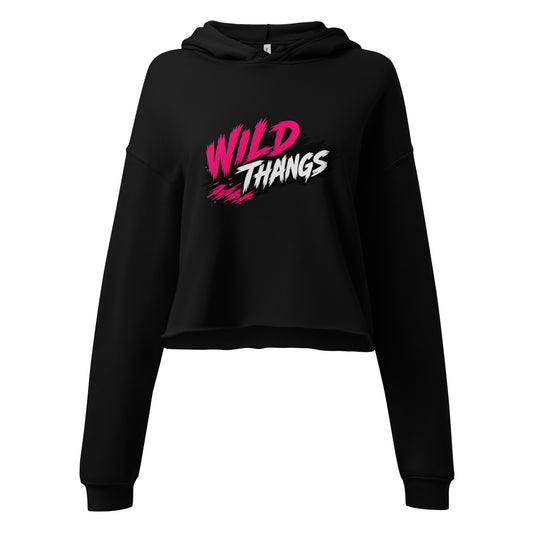 Performance | Cropped Hoodie | Wild Thangs | Crest Logo