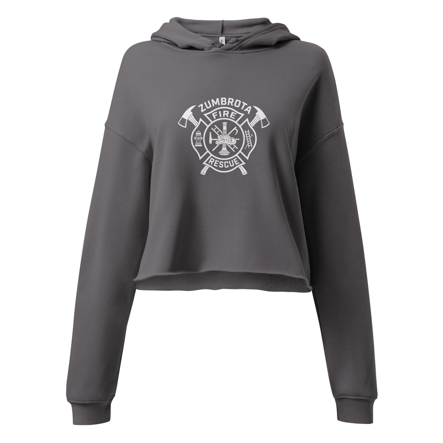Performance | Cropped Hoodie | Zumbrota Fire Department | Crest Logo