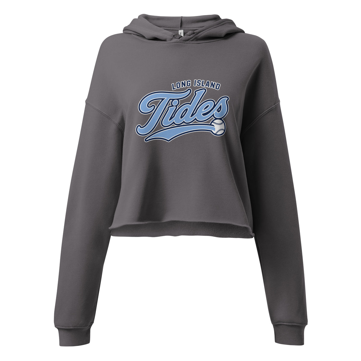 Performance | Cropped Hoodie | Long Island Tides Baseball | Athletics Logo