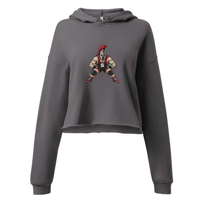 Performance | Cropped Hoodie | Spartan Wrestling Club | Mascot Logo