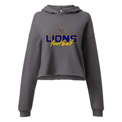 Performance | Cropped Hoodie | Chestnut Ridge Lions Football | Vanguard Logo