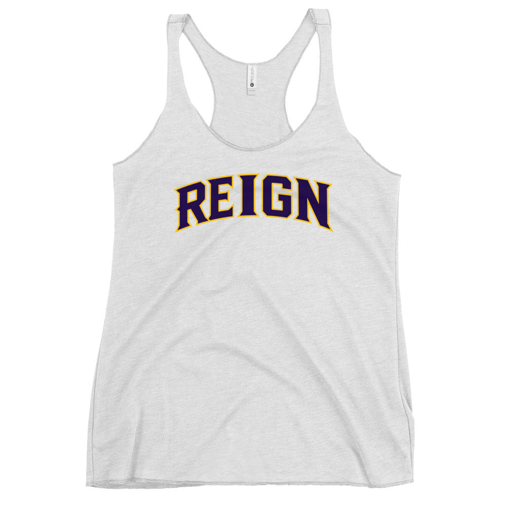 Performance | Thin Racerback Tank Top | REIGN 10U Softball | Script Logo
