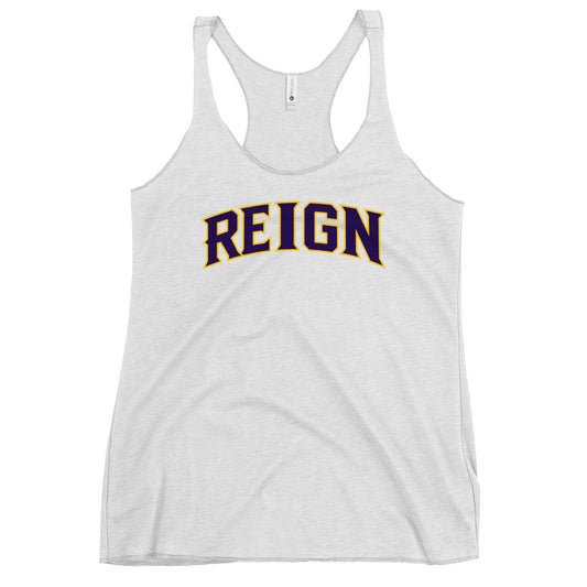 Performance | Thin Racerback Tank Top | REIGN 10U Softball | Script Logo