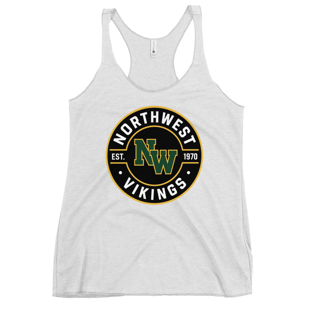 Performance | Thin Racerback Tank Top | Northwest High School | Badge Logo
