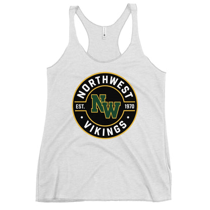 Performance | Thin Racerback Tank Top | Northwest High School | Badge Logo