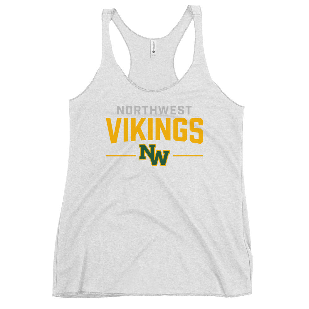 Performance | Thin Racerback Tank Top | Northwest High School | Vikings Logo