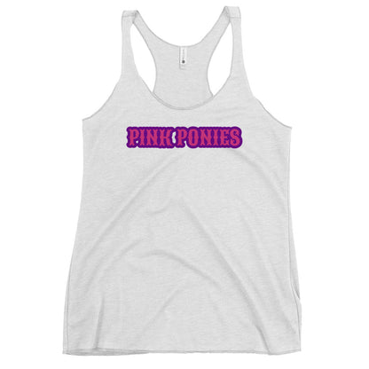 Performance | Thin Racerback Tank Top | Pink Pony Athletic Club | Script Logo