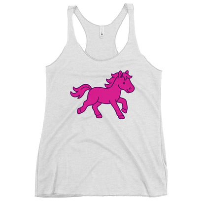Performance | Thin Racerback Tank Top | Pink Pony Athletic Club | Mascot Logo