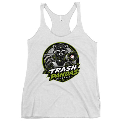 Performance | Thin Racerback Tank Top | Trash Pandas Baseball Organization | Athletics Logo