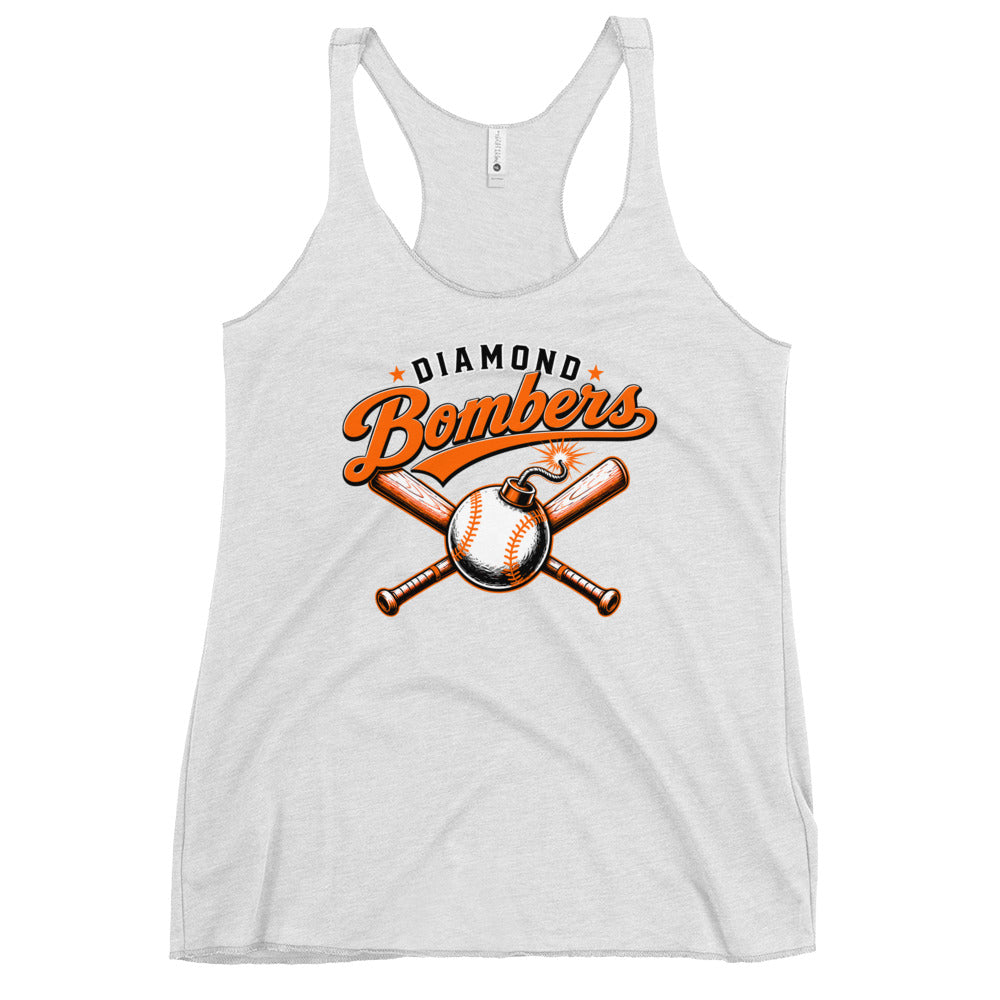 Performance | Thin Racerback Tank Top | Diamond Bombers | Vanguard Logo