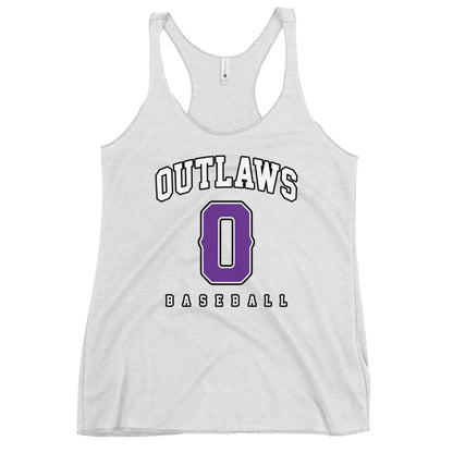 Performance | Thin Racerback Tank Top | Carolina Outlaws Baseball | Atheltics Logo