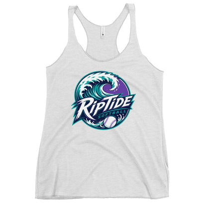 Performance | Thin Racerback Tank Top | RipTide Softball | Emblem Logo