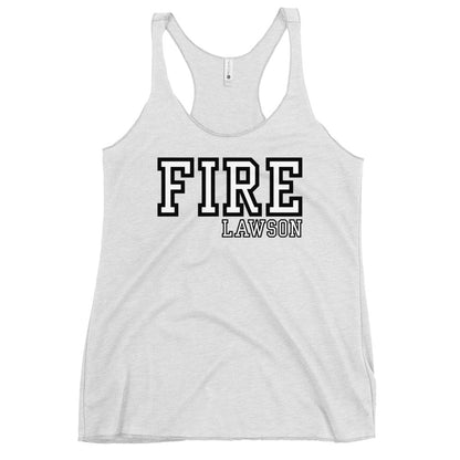 Performance | Thin Racerback Tank Top | Lawson Fire Department | Script Logo