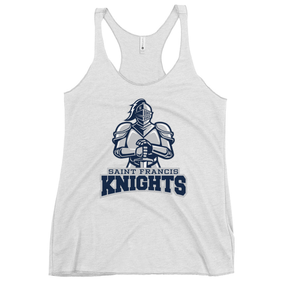 Performance | Thin Racerback Tank Top | Saint Francis School | Valor Athletics Logo