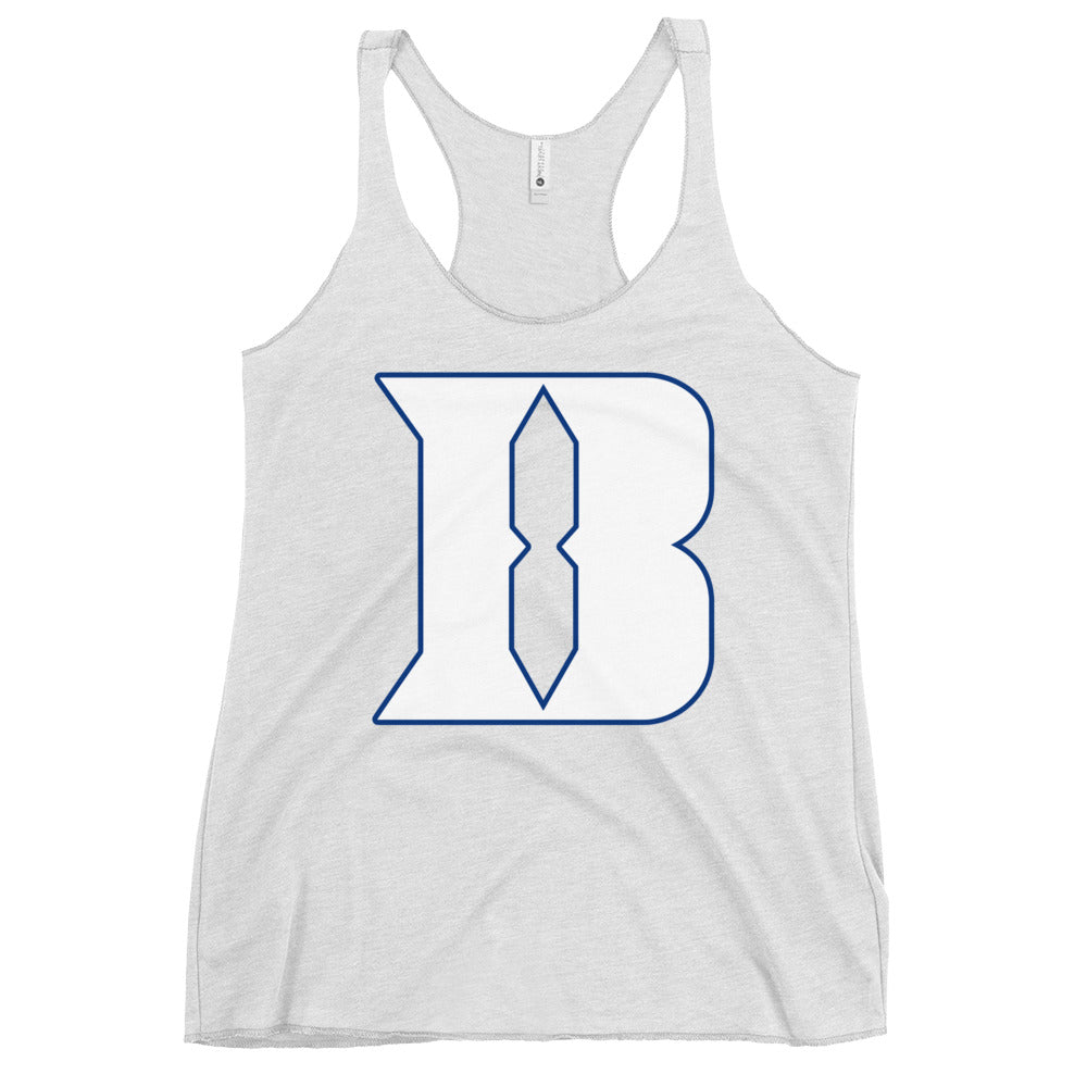 Performance | Thin Racerback Tank Top | Blueblacks Football Club | Crest Logo