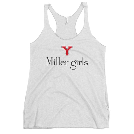 Performance | Thin Racerback Tank Top | Yukon Student Council | Miller Girls Logo