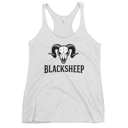 Performance | Thin Racerback Tank Top | Blacksheep Softball | Emblem Logo