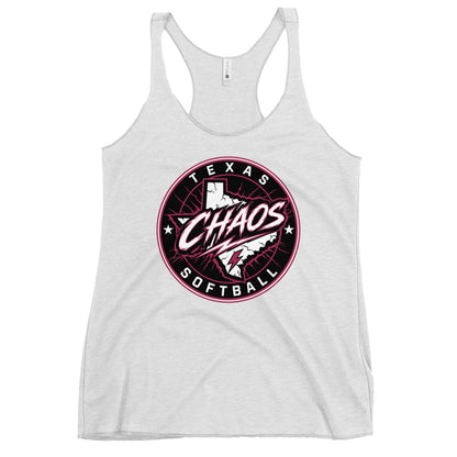 Performance | Thin Racerback Tank Top | Texas Chaos | Badge Logo