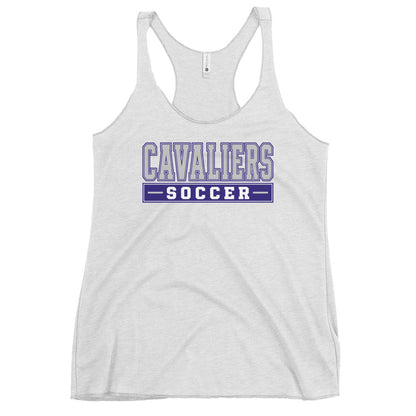 Performance | Thin Racerback Tank Top | STM Soccer | Modern Script Logo