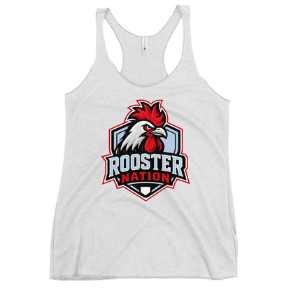 Performance | Thin Racerback Tank Top | Rooster Nation | Shield Logo