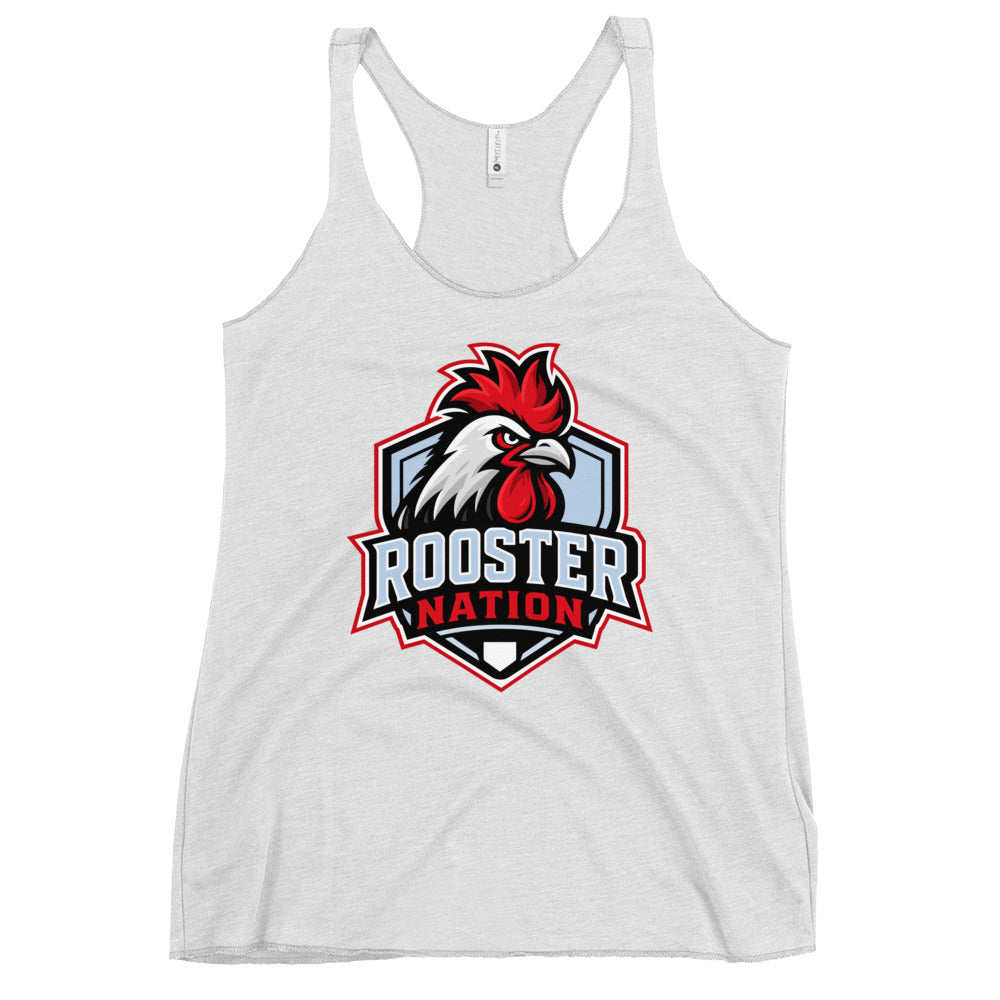 Performance | Thin Racerback Tank Top | Rooster Nation | Shield Logo