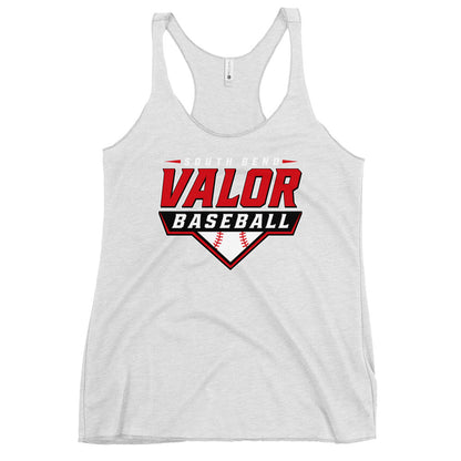Performance | Thin Racerback Tank Top | South Bend Valor Baseball | Vanguard Logo