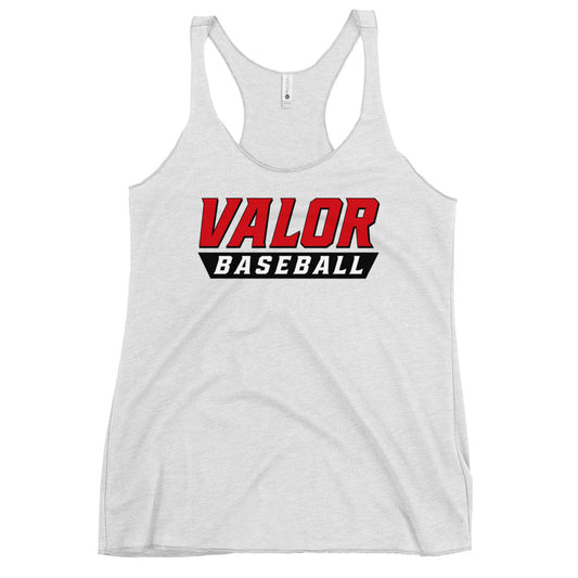 Performance | Thin Racerback Tank Top | South Bend Valor Baseball | Emblem Logo