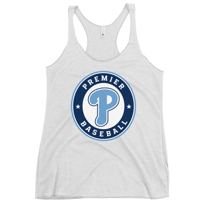 Performance | Thin Racerback Tank Top | Premier Baseball | Badge Logo