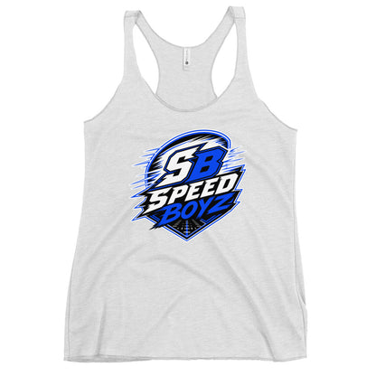 Performance | Thin Racerback Tank Top | Blackout Boyz | SB Speed Crest Logo