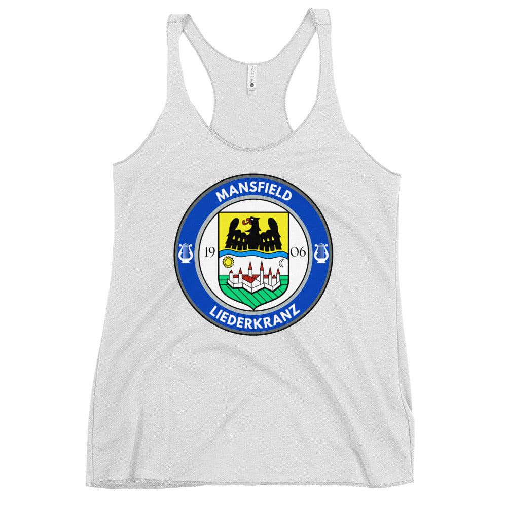 Performance | Thin Racerback Tank Top | Liederkranz Soccer Club | Badge Logo