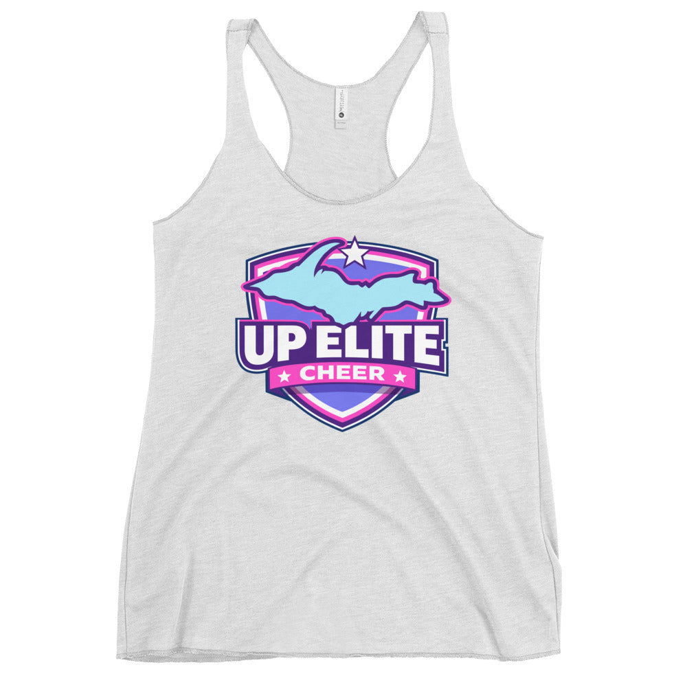 Performance | Thin Racerback Tank Top | UP Elite Cheer | Shield Logo